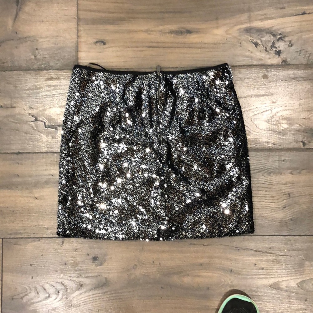 Sequin Mini Skirt - image 2